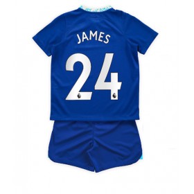 Baby Fußballbekleidung Chelsea Reece James #24 Heimtrikot 2022-23 Kurzarm (+ kurze hosen)